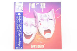 モトリー クルー Motley Crue シアター・オブ・ペイン P-13138 LP レコード 帯/歌詞カード 1158
