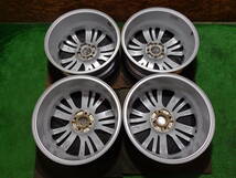 中古ホイール4本SET Weds LEONIS FY レオニス 17×6.5J 100/4 +50 17×6.5J 100/4 +42 前後インセット違い フィット スイフト 軽自動車 他_画像8