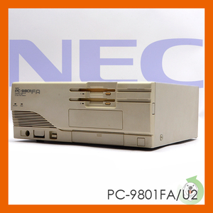 NEC　レトロPC パーソナルコンピューター PC-9801FA/U2 通電OK 【ジャンク扱い】