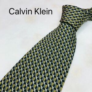 Calvin Klein Calvin * Klein necktie high brand stripe high class silk 100%