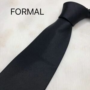 ネクタイ　礼装用　フォーマル　ブラック