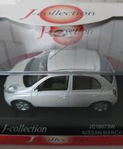 J-collection JC18073W NISSAN MARCH Pearl White　1/43SCALE　/　日産マーチ　K12　Jコレクション　パールホワイト_画像3