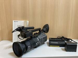 ☆　SONY DSR-PD170 ソニー 業務用ビデオカメラ デジタルビデオカメラ　　動作未確認現状品　　バッテリー付　管ARRR