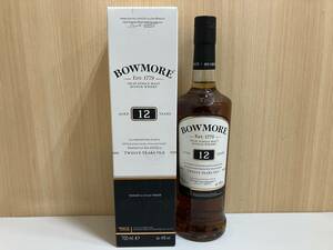 ☆　未開栓　 BOWMORE ボウモア 12年 ISLAY SINGLE MALT SCOTCH WHISKY アイラ シングルモルト スコッチ ウイスキー 700ml 40%