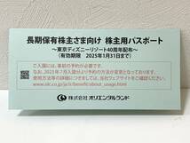 ☆ 東京ディズニーリゾート 株主用 1デーパスポート 株主優待券 4枚セット 有効期限2025年1月31日まで 管CFCAR_画像3