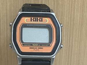 ☆　ALBA　KIKI　ALARM-CHRONOGRAPH　HONOLULU HAWAII　Y789-5070　セイコー　デジタル　クォーツ　腕時計 動作未確認　現状品　管BARR