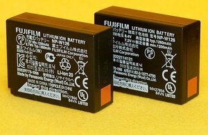 ★一発即決★送料無料★訳あり★FUJIFILM純正バッテリー「NP-W126 (■)」★中古 2個セット★X-Pro1/X-E2/X-E1/X-T1/X-M1/X-A2/X-A1等に★