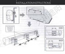 キャンピングカー　【12V 電動式】　サイドオーニング　2.5ｍ　黒　強化アルミ　防風対策　電動・手動２way_画像8