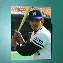 1979年　カルビー　プロ野球カード　79年　4月　21位　大洋　基　　【管D08】_画像1