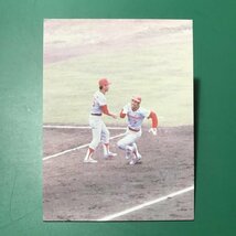 1979年　カルビー　プロ野球カード　79年　日本シリーズ　疾走鉄人！ハッスルマン　広島　衣笠　　【管D08】_画像1