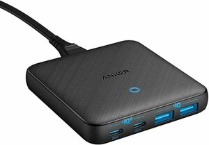 Anker PowerPort Atom III 65W Slim USB PD 充電器 4ポート USB-C 急速充電器 USB PD iPhone 15 Pro Max iPad Airなどに