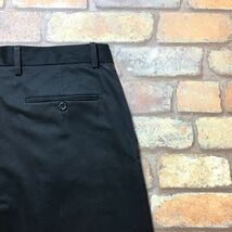 BP2-760★W86センチ位★USA買付商品★【DOCKERS】2タック ストレッチスラックス【W32 メンズ L】ブラック 古着 リラックスフィット ゴルフ_画像9