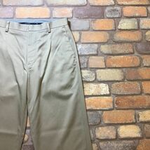 BP2-404★W84センチ位★アメリカ買付商品★【DOCKERS ドッカーズ】ノータック スラックス【W32×L34 メンズ M】ベージュ USA古着 ゴルフ_画像8