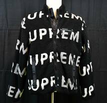 【Supreme リバーシブルWINDSTOPPER フリースジャケット ブラック Mサイズ】_画像1