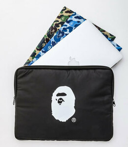 BAPE◆A BATHING APE／迷彩カモ◆ア ベイシング エイプ◆大容量マルチケース／iPadケース／アイパッドケース／付録ノベルティ