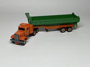 ロングトミカ ダイヤモンドレオ ダンプトレーラー 日本製 L3-2-1 ダイアモンドレオ オレンジボディー グリーンバケット TOMICA 