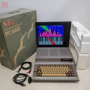 NEC PC-6601 本体 箱付 日本電気 動作不良 ジャンク パーツ取りにどうぞ【40