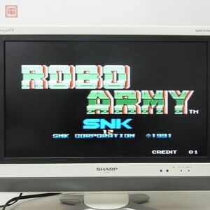 ※ROMのみ エスエヌケイ/SNK ロボアーミー ROBO ARMY MVS ネオジオ NEOGEO 動作確認済【10