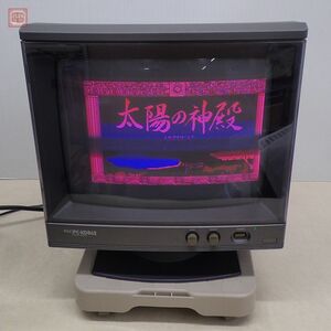 PC-8801FH等 NEC カラーディスプレイ PC-KD862 ブラックタイプ CRTモニター 日本電気 動作不良 ジャンク パーツ取りにどうぞ【40