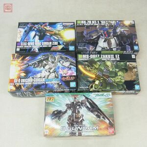 未組立 バンダイ HG 1/144 ガンダムNT1/ウイングガンダム ゼロ/ユニコーンガンダム(ユニコーンモード) 等 まとめて5個セット BANDAI【20