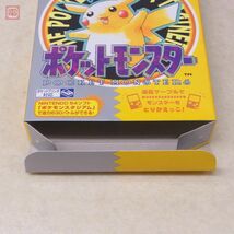 美品 動作保証品 GB ゲームボーイ ポケットモンスター ピカチュウ ポケモン Pokemon Nintendo ニンテンドー 任天堂 箱説ハガキマップ付【10_画像7