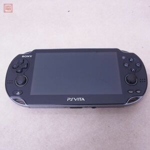 PS Vita 本体のみ PCH-1000 クリスタルブラック Crystal Black ソニー SONY 動作確認済 難あり【10