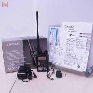 1円〜 ヤエス 八重洲 VX-6 144/430MHz ハンディ無線機 取説・元箱付【20