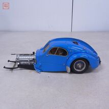 製作品 メーカー不明 全長約33cm ブガッティ 57Sクーペ BUGATTI ケース付 破損有 ジャンク【FD_画像7