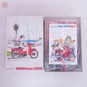 未組立 バンダイ 1/12 ホンダ スーパーカブ 50 赤カブ BANDAI HONDA Super CUB【10