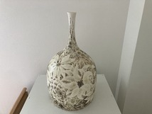 331 清水正次 華苑 飾壺 共布 共箱 茶道具_画像3