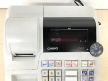 CASIO/カシオ　電子レジスター　100ER ドロアキー付き　計算機　業務用　店舗用品　※現状品_画像5