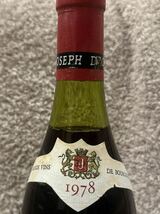 ジョセフ ドルーアン グラン エシェゾー Joseph Drouhin GRANDS ECHEZEAUX 1978_画像4