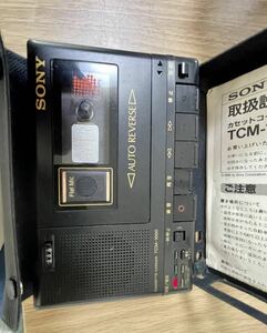 SONY カセットレコーダー TCM-1000 アンティーク レトロ 通電確認済み ジャンク扱い 激安一円スタート