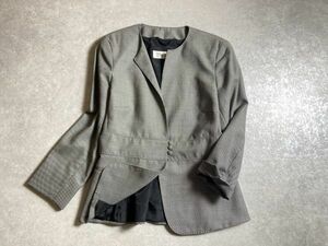 イタリア製◆MaxMara◆秋冬◆上質なシルク&ウール クラシカル フォーマル ジャケット ◆サイズJ40◆マックスマーラ