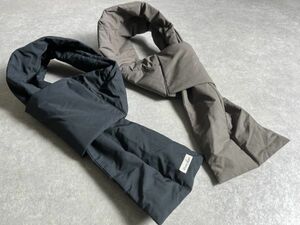 2点セット◆￥19,800◆steven alan◆とっても暖かネックウォーマーセット　2つ　PE RIP PUFF MUFFLER　マフラー　暖か軽量マフラー　