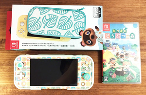 ■　Nintendo Switch Lite イエロー＋あつまれ どうぶつの森＋純正キャリングケース＋SDカード　■