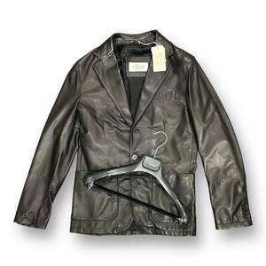 定価352000円 国内正規 新品● BELVEST 23SS 3B LAMB NAPPA LEATHER JACKET ラムナッパ レザー テーラードジャケット ベルベスト KPEL40 44