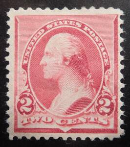 未使用　アメリカ　1890年　2セント切手　Scott&#34;220