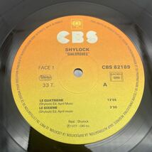 【フランス盤】SHYLOCK/Gialorgues/レコード/LP/76年作/プログレ_画像5