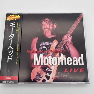 【帯付】モーターヘッド/Motorhead/Live/ライヴ/CD