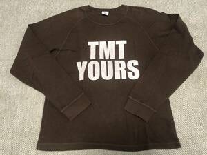 TMT ティーエムティー 長袖 Tシャツ M ブラウン スウェット BIG3 YOURS