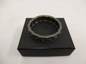 mf63) amp japan 16AJK-460 Erasti Bangle Star Tiles アンプジャパン シルバー スター ブレスレット メンズ