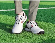 ゴルフシューズ メンズ スパイクレス 兼用 ゴルフ 靴 軽量 軽い 紐タイプ スニーカータイプ スパイクレスシューズ カジュアル_画像5