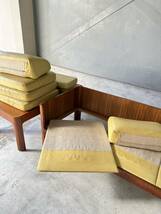 ソファ　ソファー　ヴィンテージ　古家具　椅子　ベンチ　インテリア　ディスプレイ　北欧　北欧家具　レトロ　レザー　アンティーク_画像7