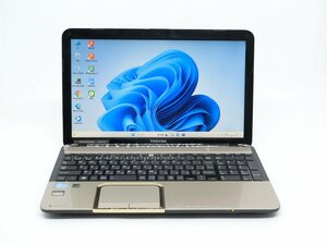 Win11H/カメラ内蔵/中古/15.6型/ノートPC/高速SSD256/8GB/3世代i7/TOSHIBA　T552/58GK　HDMI/USB3.0/Bluetooth　WPS office2搭載