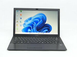 Win11Pro/カメラ内蔵/中古/13.3型フルHD/ノートPC/爆速SSD256GB/8GB/5世代i5/SONY　VJP132 　Bluetooth/HDMI　WPS office2搭載