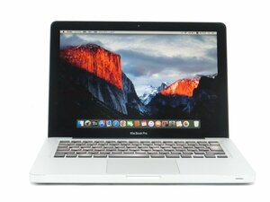 2009年/カメラ内蔵/SSD256GB/8GB/中古 13.3型 1280X800ノートPC CORE2　P8700　 MacBook Pro　A1278 　Capitan 10.11.6