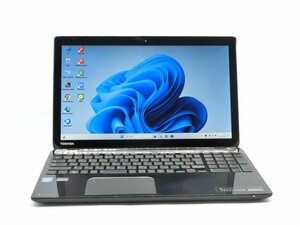 Win11H/HDMI/USB3.0/カメラ内蔵/中古/15.6型タッチパネル/ノートPC/SSD256/8GB/Cel　847/TOSHIBA　T653/46JB WPS office2搭載