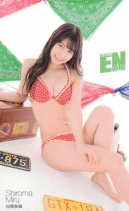 ★白間美瑠　エンタメ★テレカ５０度数未使用mm_75