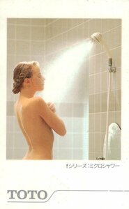 ★外国人女性モデル　TOTO★テレカ５０度数未使用mn_25